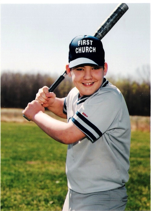 Joey at bat.